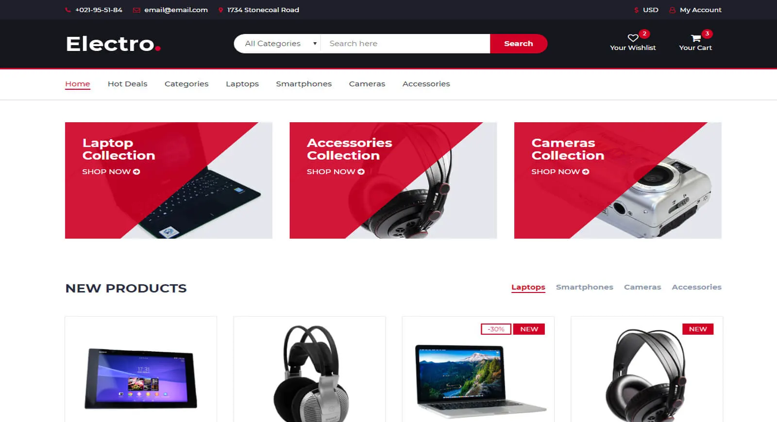 eCommerce Website
